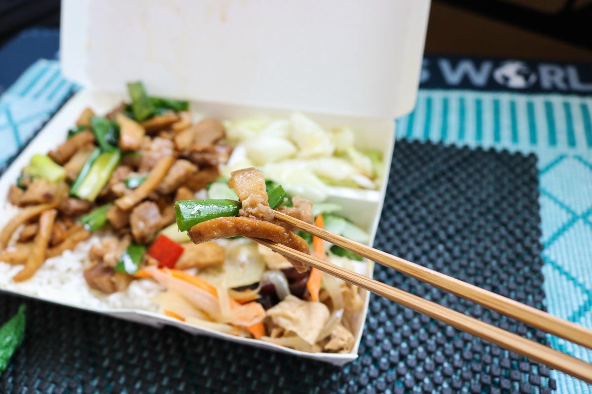 台北內湖 苗栗江記 客家美食 內行必點客家小炒便當