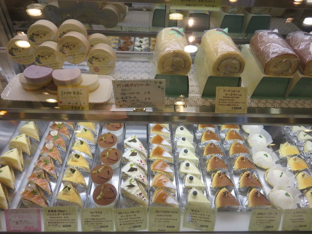 河口湖 起司蛋糕 Cheesecake garden 富士山餅乾 紅葉迴廊