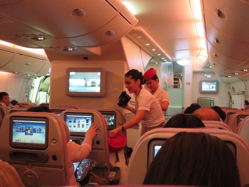 阿聯酋航空歐洲馬德里Emirates搭乘感想 出發