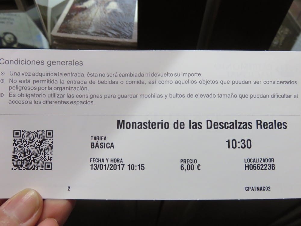 馬德里赤足女修道院 Monasterio de las descalzas reales