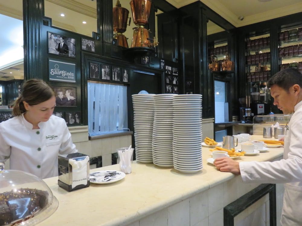 馬德里甜點 西班牙炸油條San Ginés Chocolatería正點