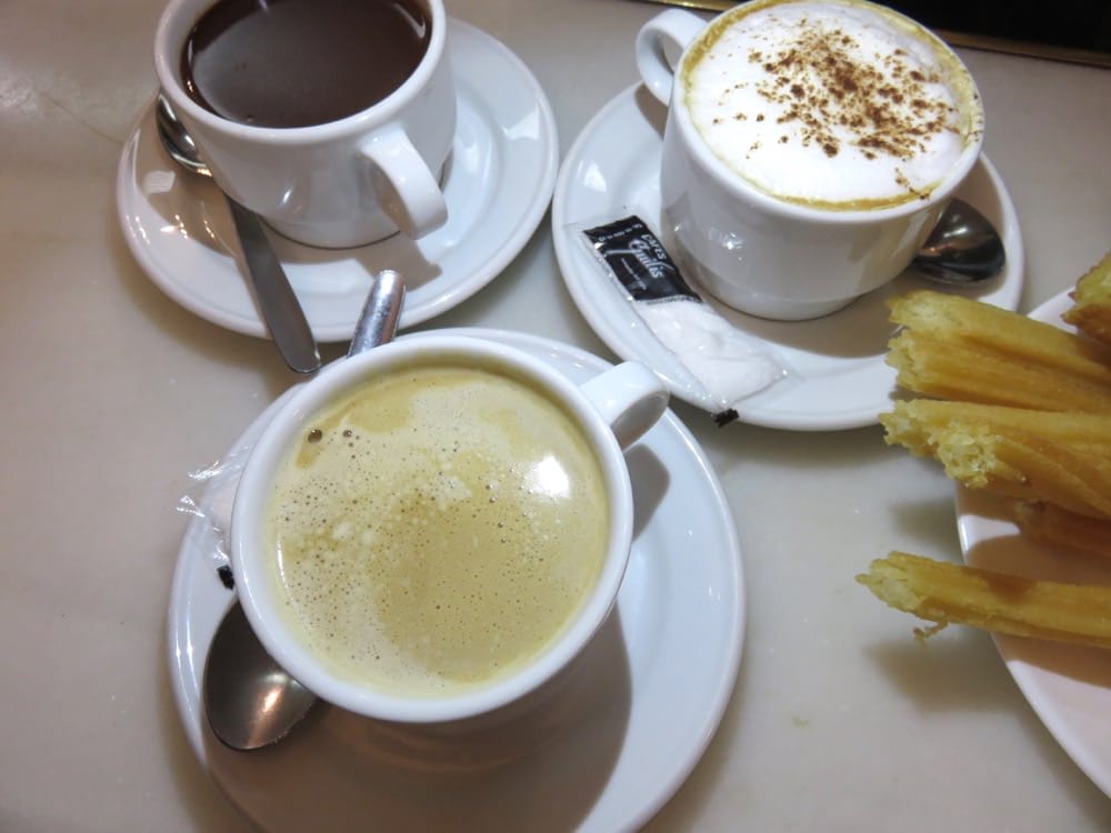 馬德里甜點 西班牙炸油條San Ginés Chocolatería正點