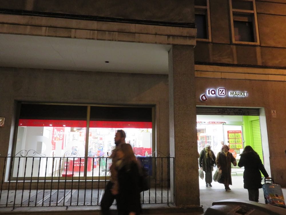 馬德里Cafeteria Astoria 快餐店的熱食