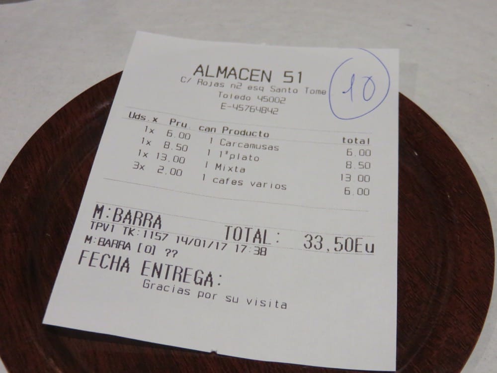 西班牙托雷多Almacen 51悠哉享受西班牙家常菜餚