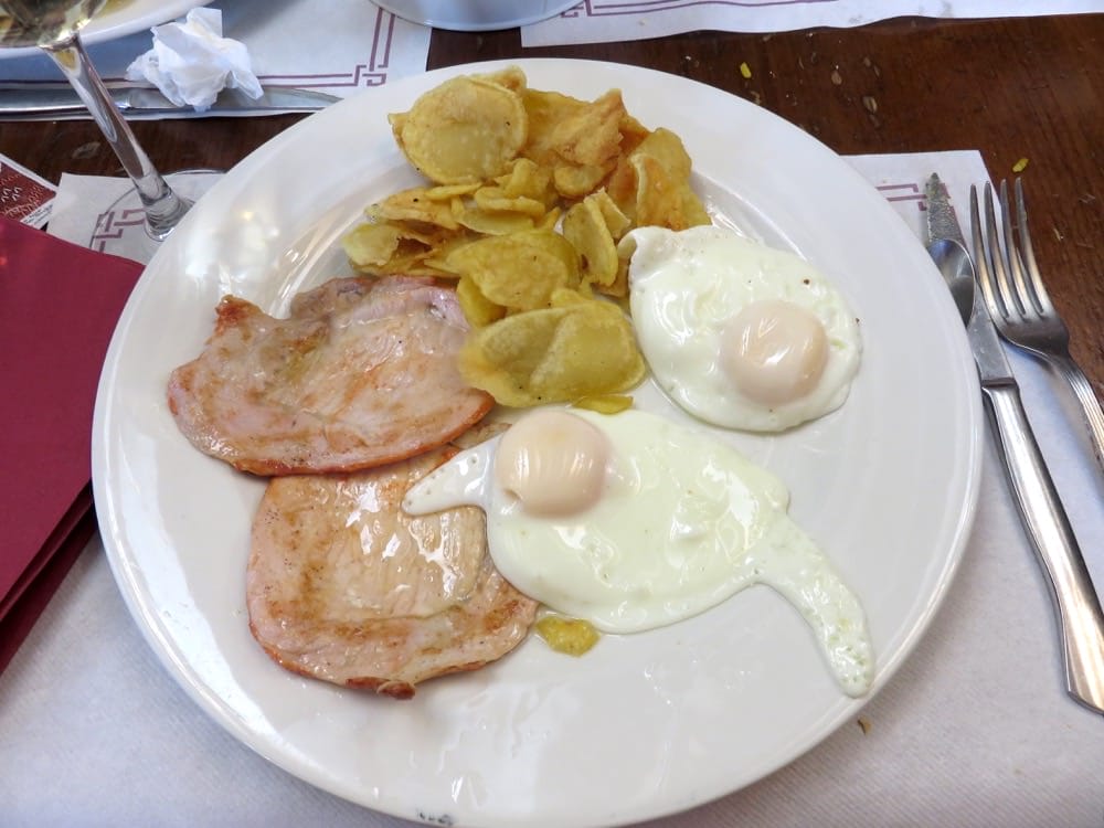 沙拉曼卡Meson Cervantes每日特餐第一道海鮮飯