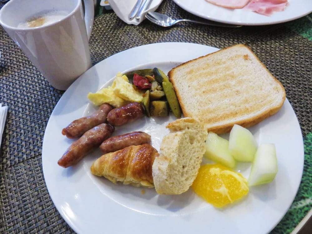 巴塞隆納飯店 喜來登西班牙常見早餐都濃縮在自助餐裡