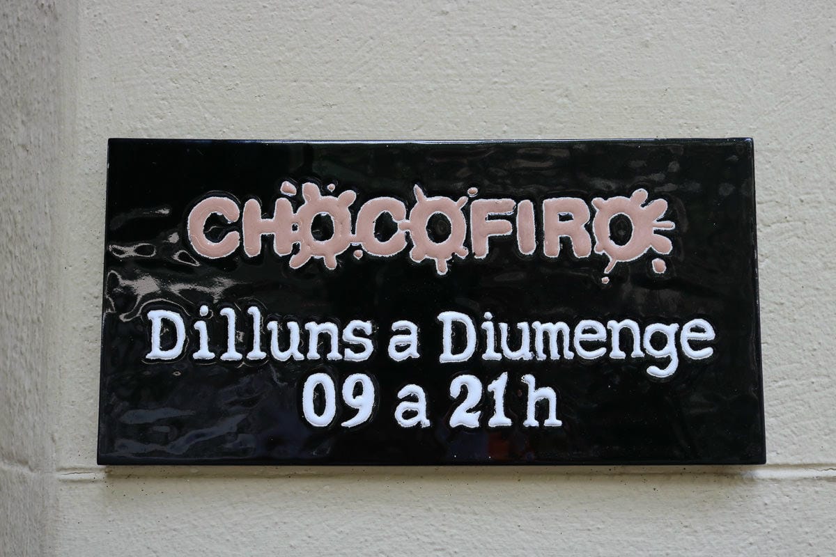 聖十字聖保羅醫院巴塞隆納Chocofiro百年招牌手工巧克力