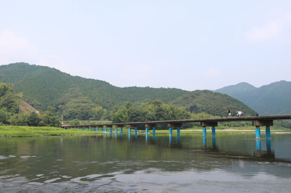 四國景點 四萬十川佐田沈下橋 岩間沈下橋