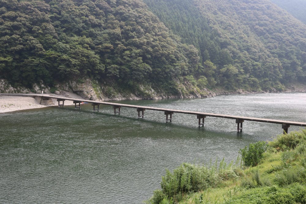 四國景點 四萬十川佐田沈下橋 岩間沈下橋