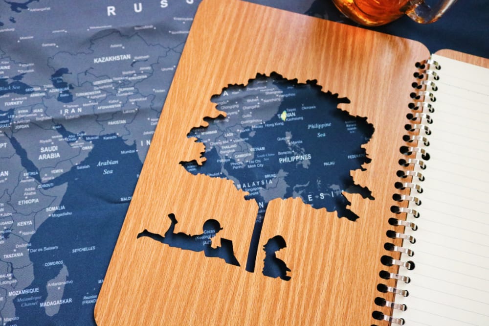 woodx 木頭方程式 | 送禮首選 獨一無二木雕筆記本