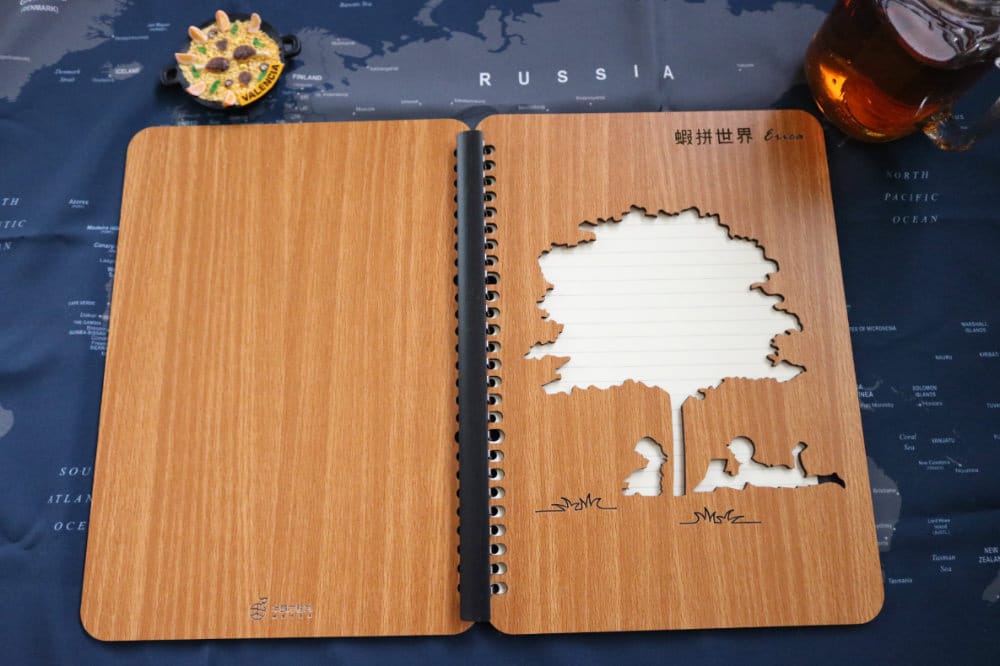 woodx 木頭方程式 | 送禮首選 獨一無二木雕筆記本