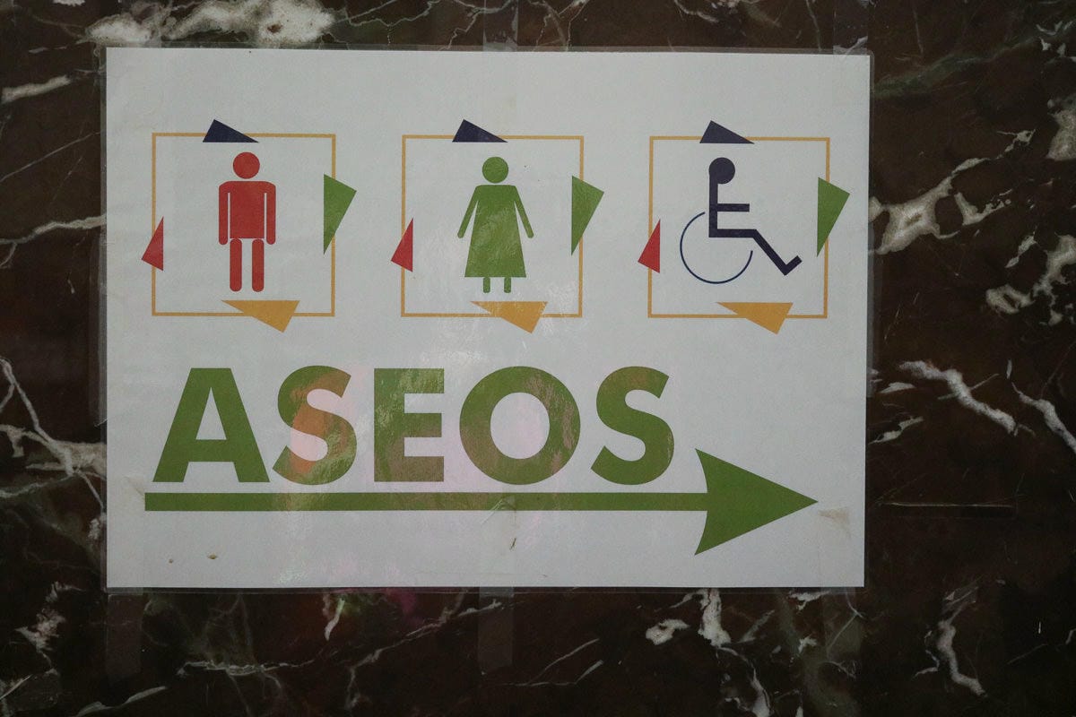 《台灣人看西班牙日常》西班牙語洗手間找廁所