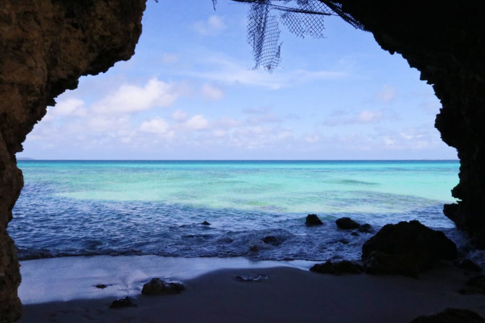 宮古島景點砂山海灘的美 外拍游泳跳躍都適合