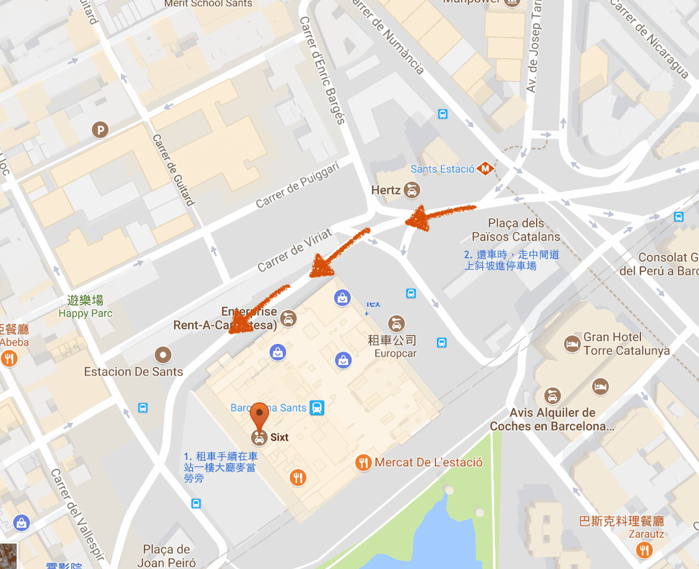 歐洲租車Rentalcars 取車評價SIXT印象深刻考慮再租