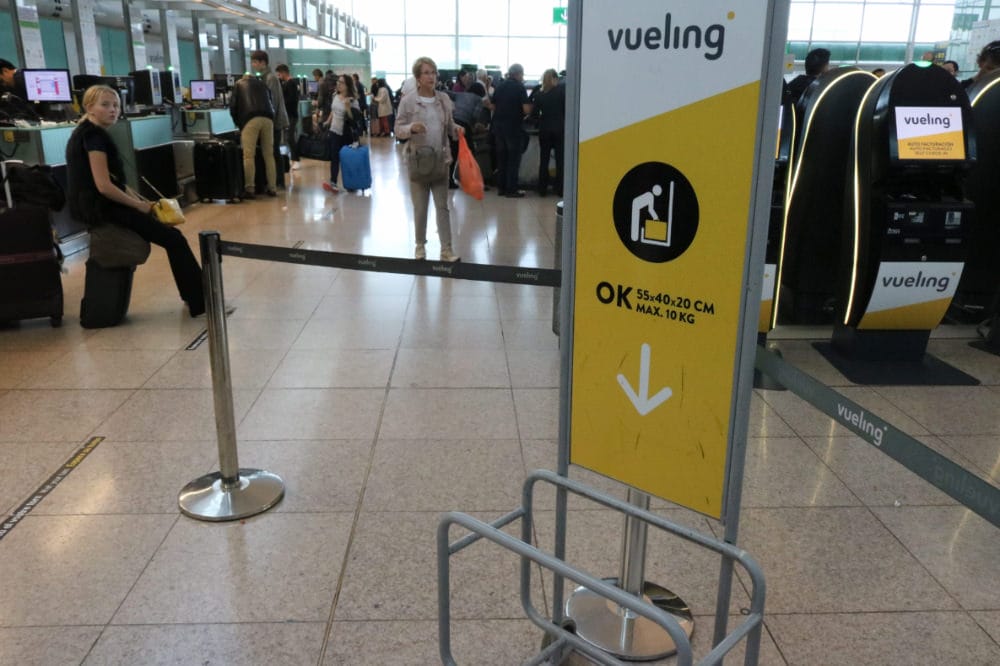 西班牙伏林航空 Vueling報到搭乘行李注意廉價航空