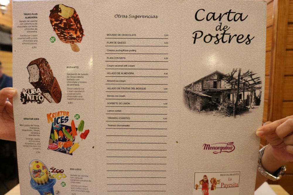 西班牙馬略卡島吃頓飯La Payesita新鮮美食人情味 - 第4張圖 西班牙馬略卡島吃頓飯La Payesita新鮮美食人情味