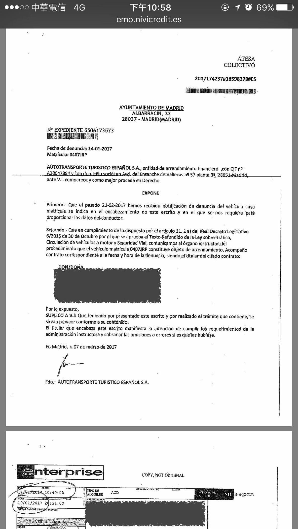 西班牙租車，收到罰單如何繳費，馬德里罰單這樣繳