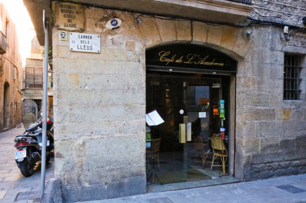 巴塞隆納哥德區美食捕獲美味佳餚 Cafe de LAcademia