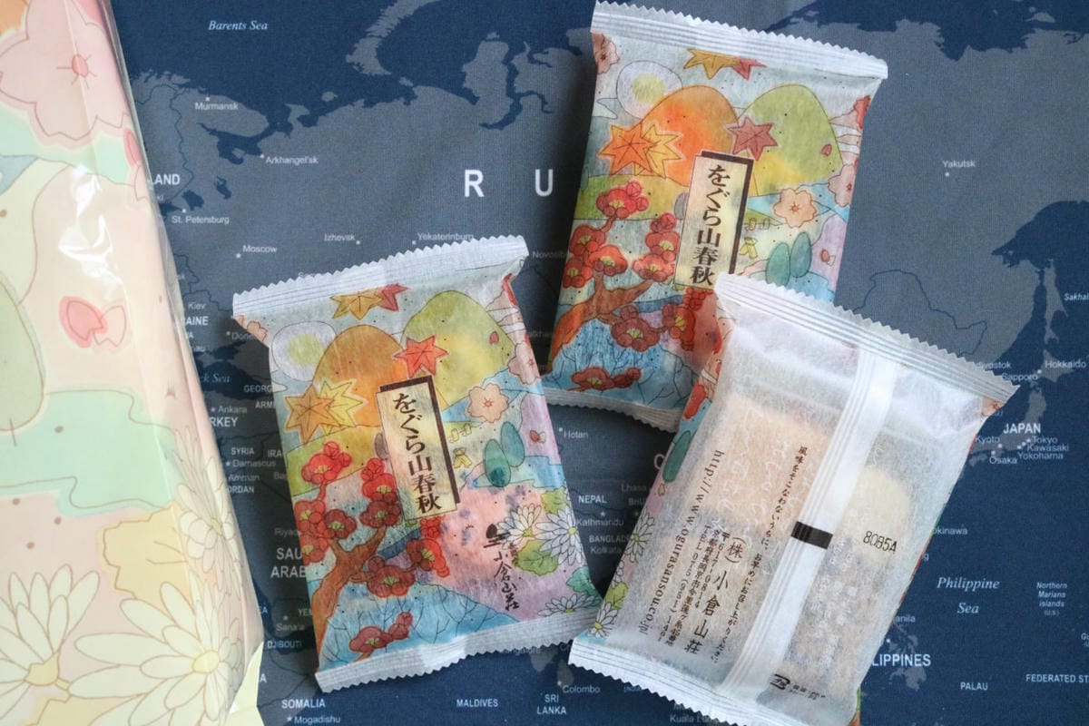 《日本》關西大阪和歌山伴手禮土產小倉仙貝有吃有拿暖暖包