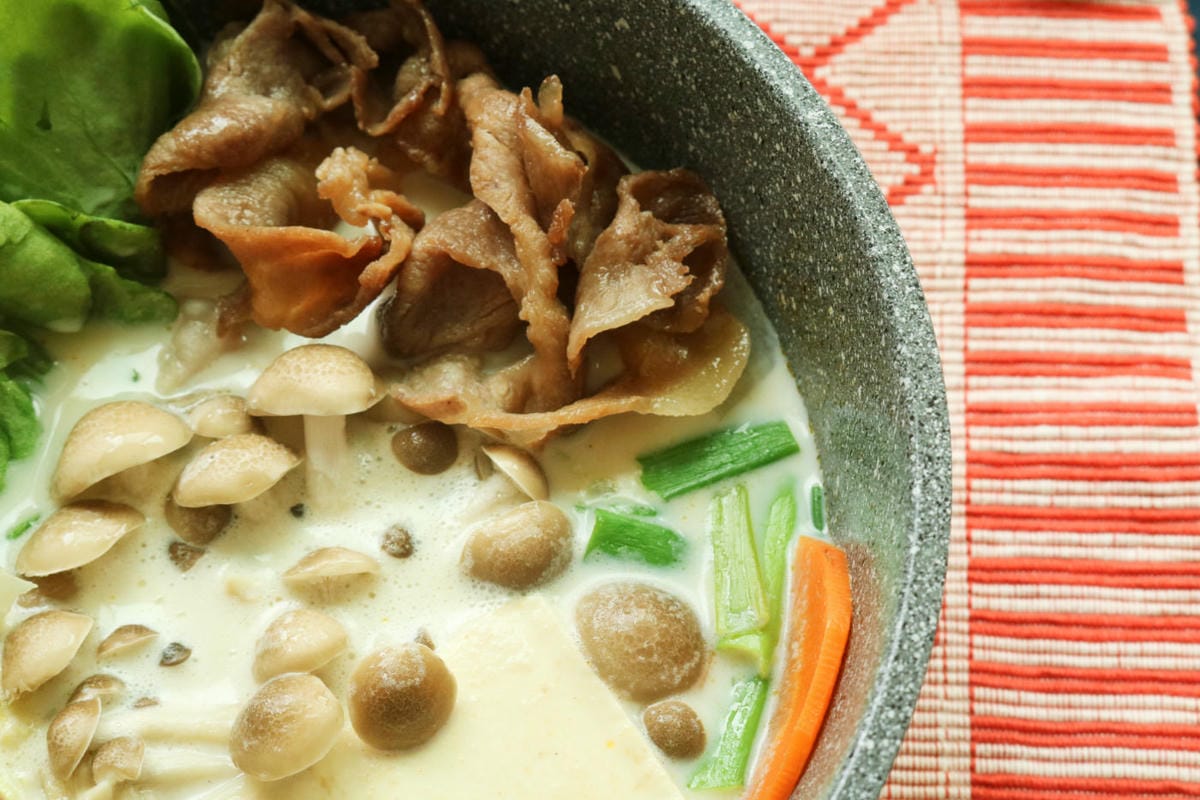 食譜｜壽喜燒牛奶鍋 什錦炊飯 滷肉食譜 neoflam樸石鑄造雙耳鍋一鍋搞定