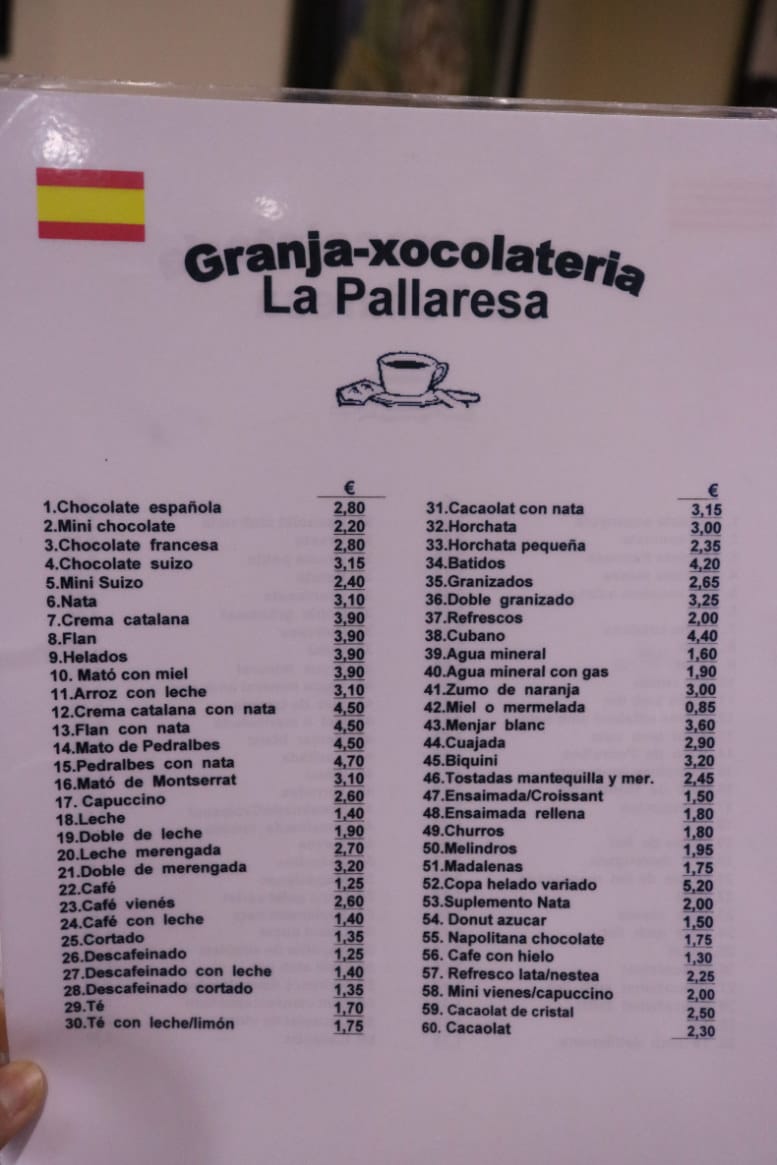 巴塞隆納美食 炸油條與熱巧克力 甜點La Pallaresa