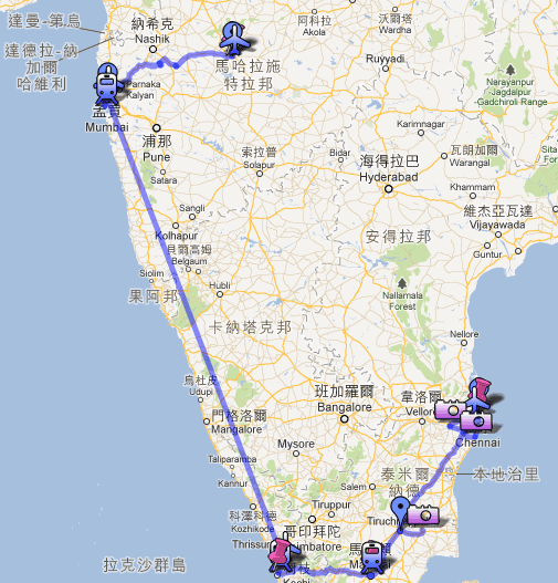 專欄｜奇幻印度南部走透透路線規劃清奈、崔奇、坦賈武爾、馬都萊、科欽、奧蘭卡巴、孟買