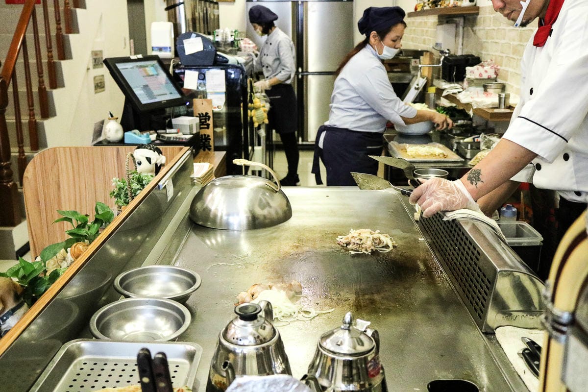 內湖鐵板燒 龍富號鐵板燒早午餐 鐵板料理就是狂