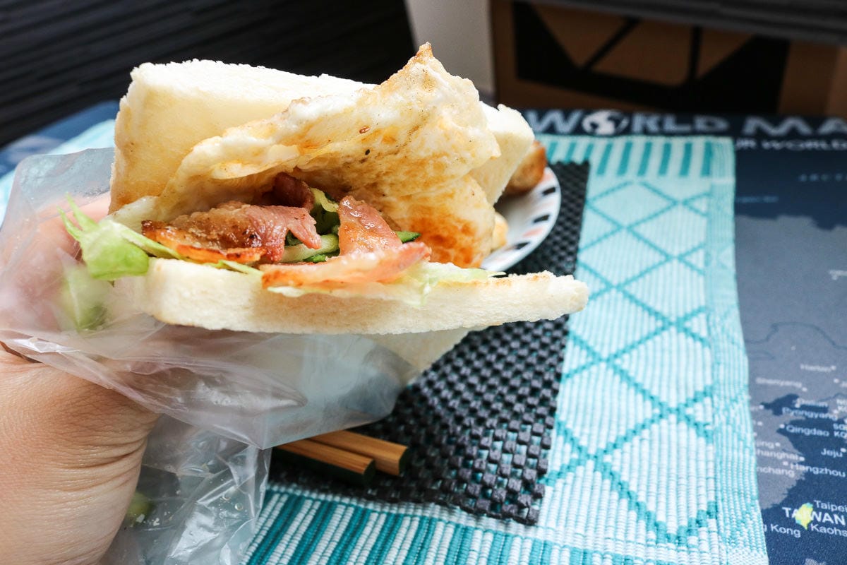 內湖早餐 人氣蛋餅不只有阿枝 日久阿囉哈早餐好好吃