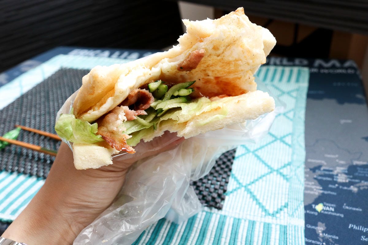 內湖早餐 人氣蛋餅不只有阿枝 日久阿囉哈早餐好好吃