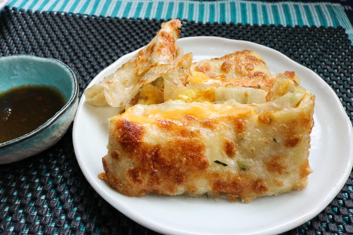 內湖早餐 白暮蛋餅先生 來個出其不意