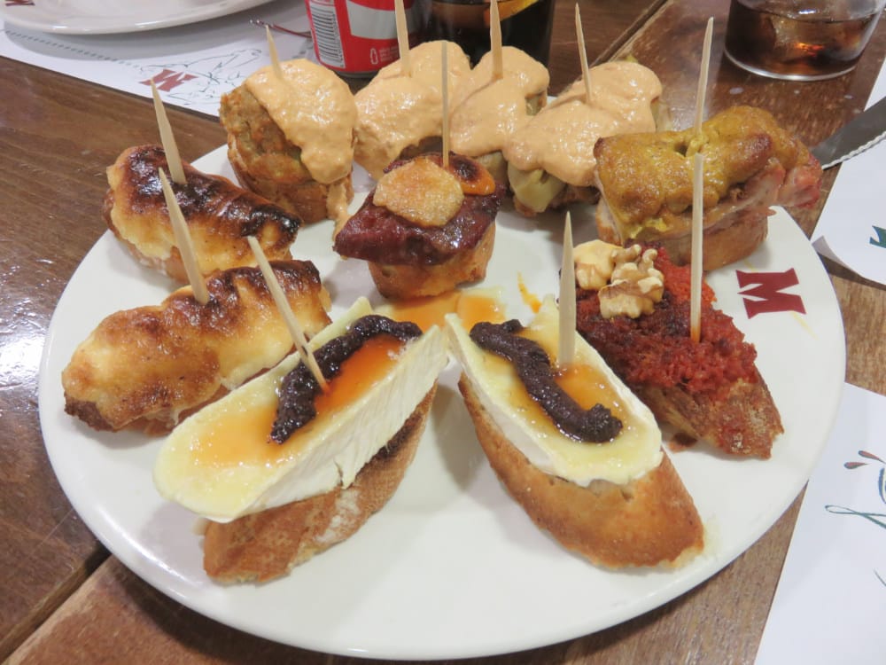 巴塞隆納下酒菜專賣Maitea專吃巴斯克Pinchos