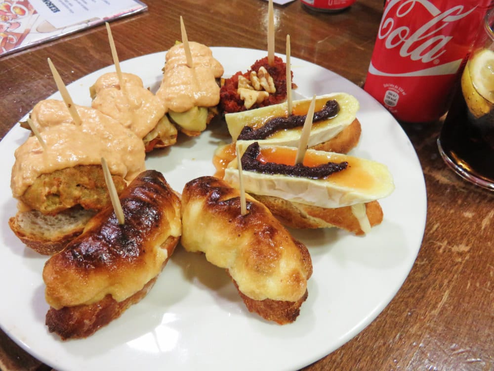 巴塞隆納下酒菜專賣Maitea專吃巴斯克Pinchos