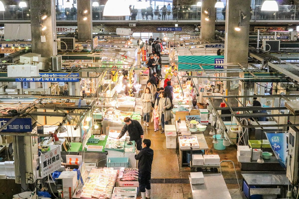 下關唐戶市場 九州海鮮河豚吃到飽週末限定