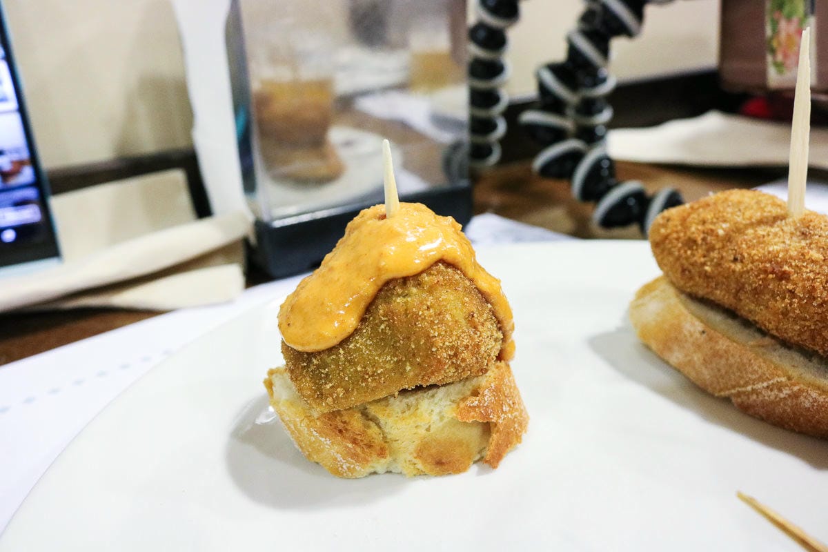 巴塞隆納下酒菜專賣Maitea專吃巴斯克Pinchos