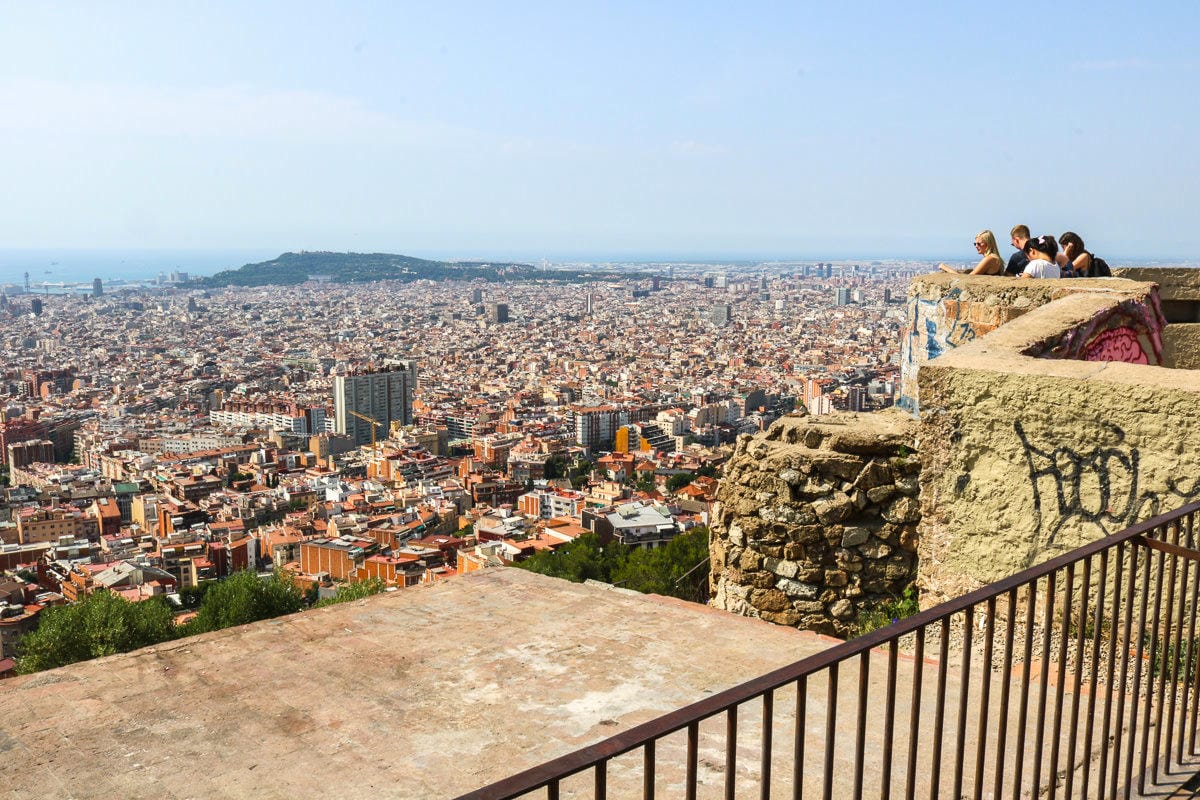 巴塞隆納景點 卡梅爾碉堡360度觀景 bunkers del carmel