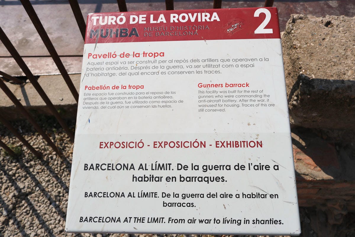 巴塞隆納景點 卡梅爾碉堡360度觀景 bunkers del carmel