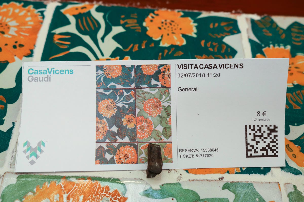 巴塞隆納高第建築 維森斯之家(文森之家)世界遺產Casa Vicens人少好逛 - 第1張圖 巴塞隆納高第建築 維森斯之家(文森之家)世界遺產Casa Vicens人少好逛