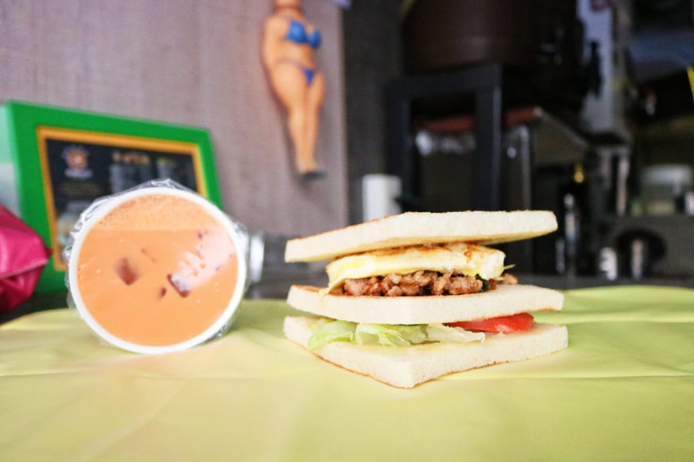 內湖早餐OH YA BBQ炭烤吐司最強美食，碳烤土司江南街之冠