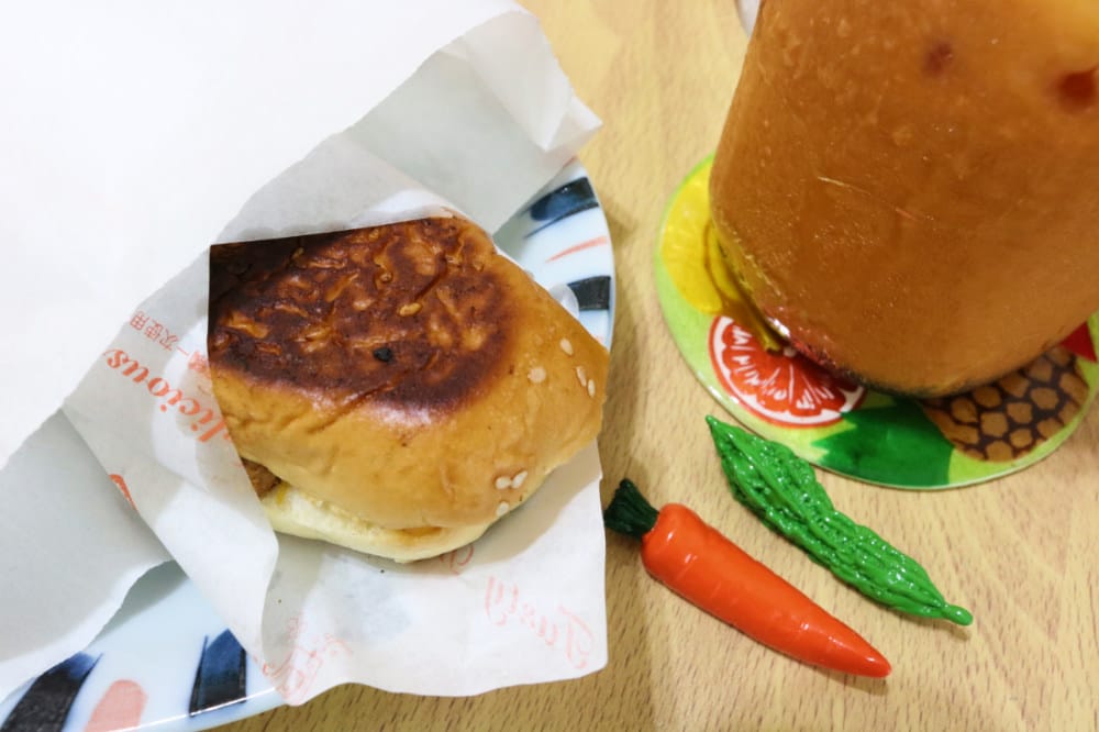 內湖早餐OH YA BBQ炭烤吐司最強美食，碳烤土司江南街之冠