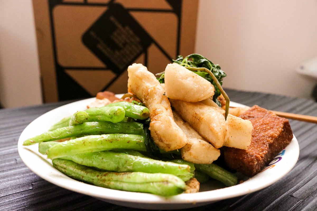 內湖美食 立大鹽酥雞下午茶宵夜週末無休蔬菜最出色