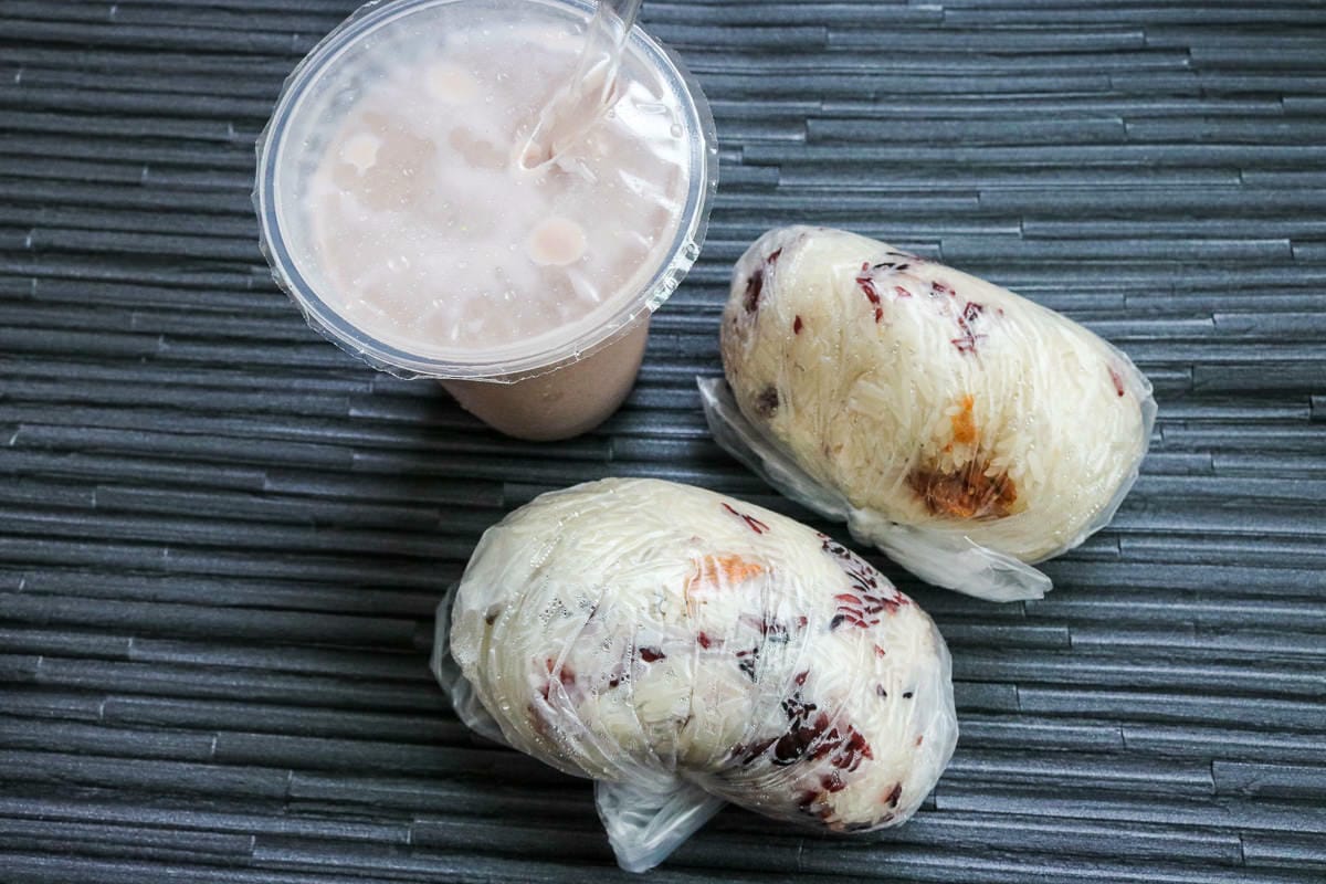 內湖早餐 米酋長飯團來自花蓮自產好米 招牌飯糰雙鬆好吃