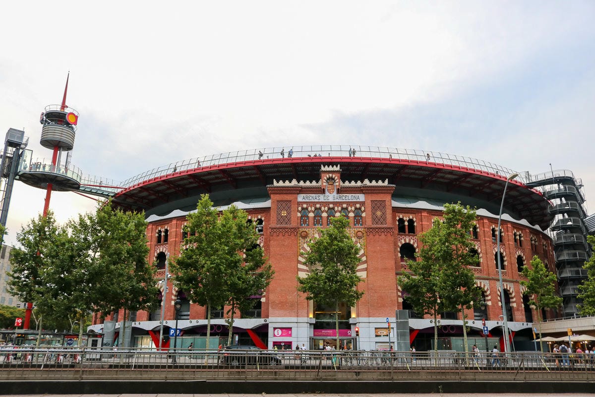 巴塞隆納魔幻噴泉時間表、西班牙廣場阿勒那競技場精彩大景