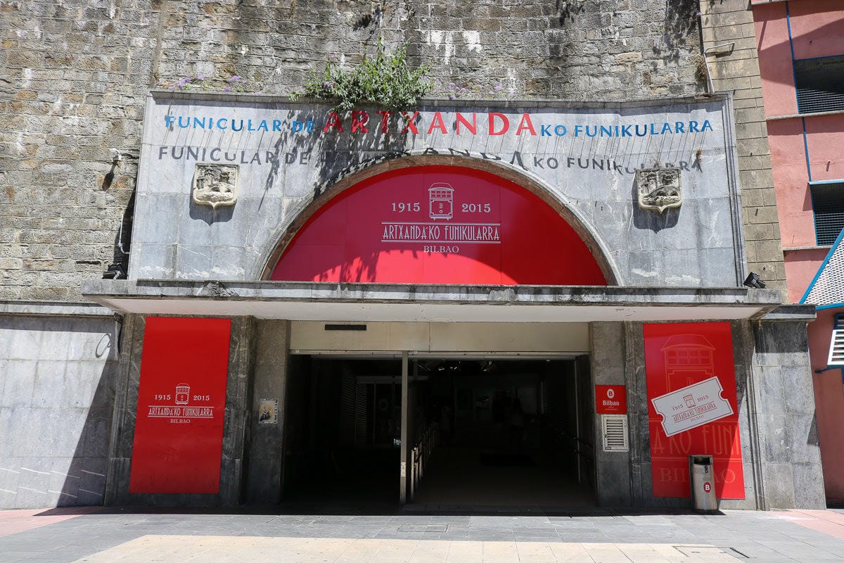 畢爾包纜車Artxanda 百年歷史放眼過去與未來