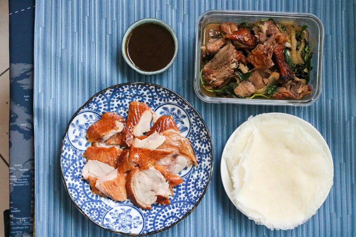 內湖美食東湖鴨霸王脆皮烤鴨外帶 記得追出爐時間