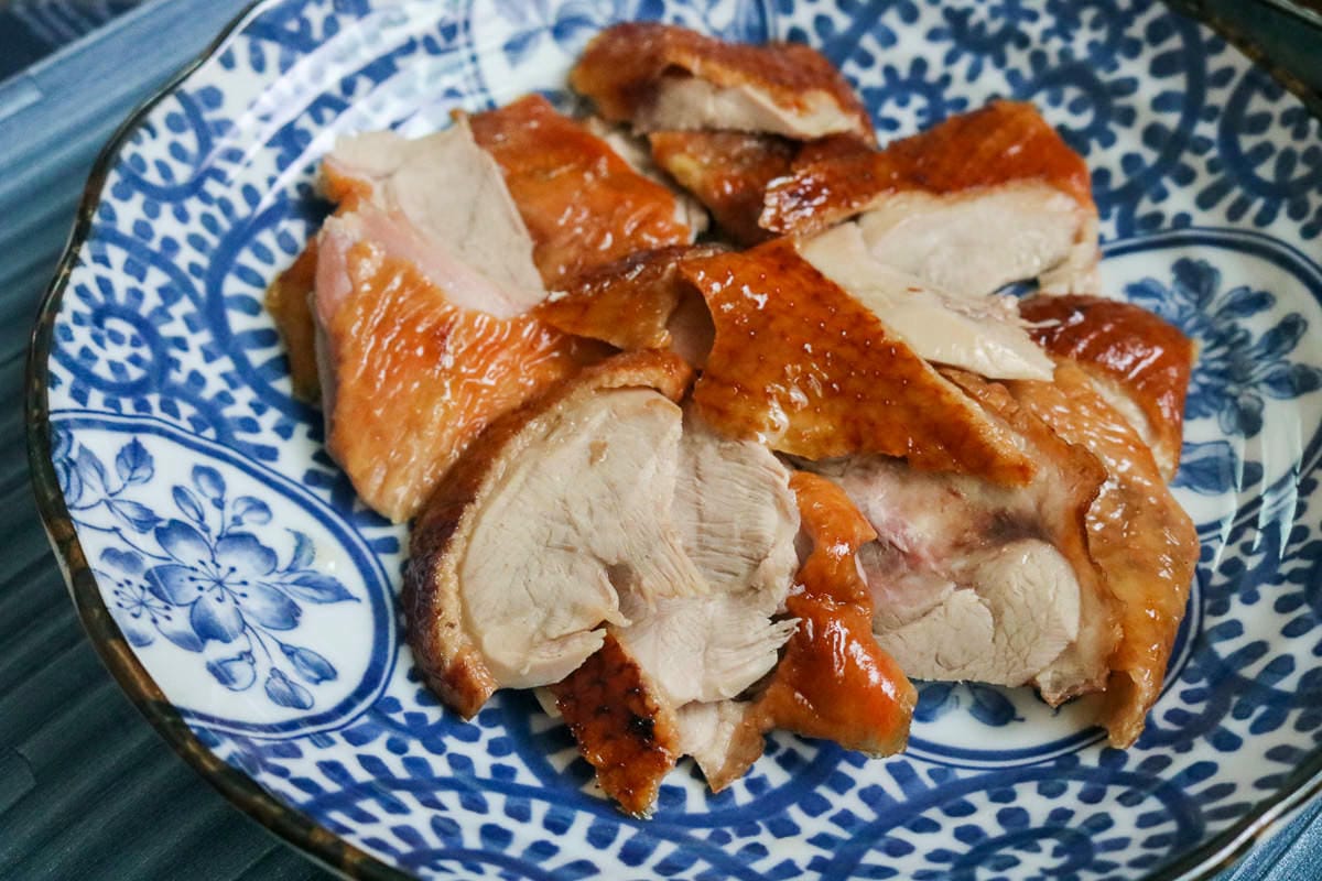 內湖美食東湖鴨霸王脆皮烤鴨外帶 記得追出爐時間