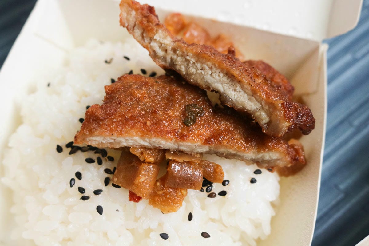 內湖便當佐知家清爽炸物配菜多 貼心替人著想值得等待