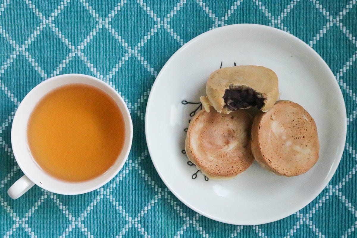 內湖下午茶 港墘傳統車輪餅 好吃紅豆餅一顆8元