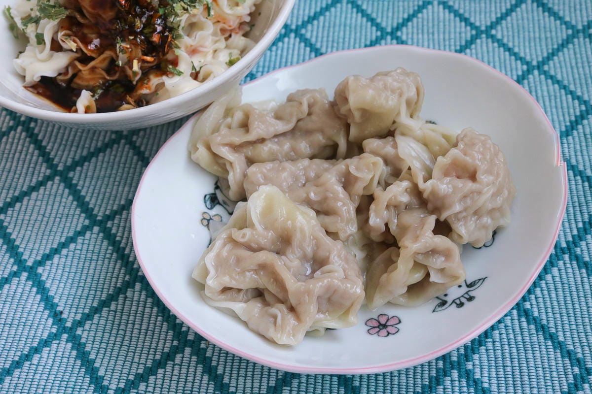 內湖737巷水餃餛飩 大顆飽滿粒粒有蝦