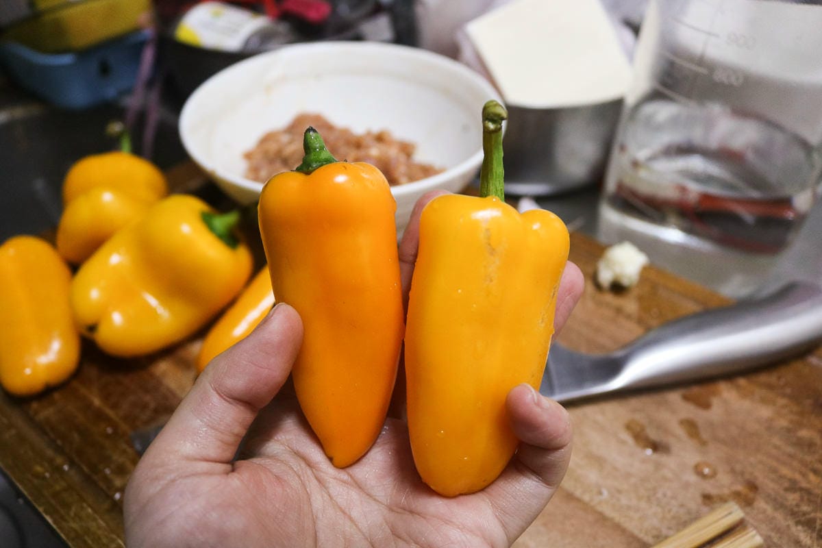 彩椒鑲肉做法,辣味西式零油煙下酒菜烤箱食譜 - 第4張圖 彩椒鑲肉做法,辣味西式零油煙下酒菜烤箱食譜