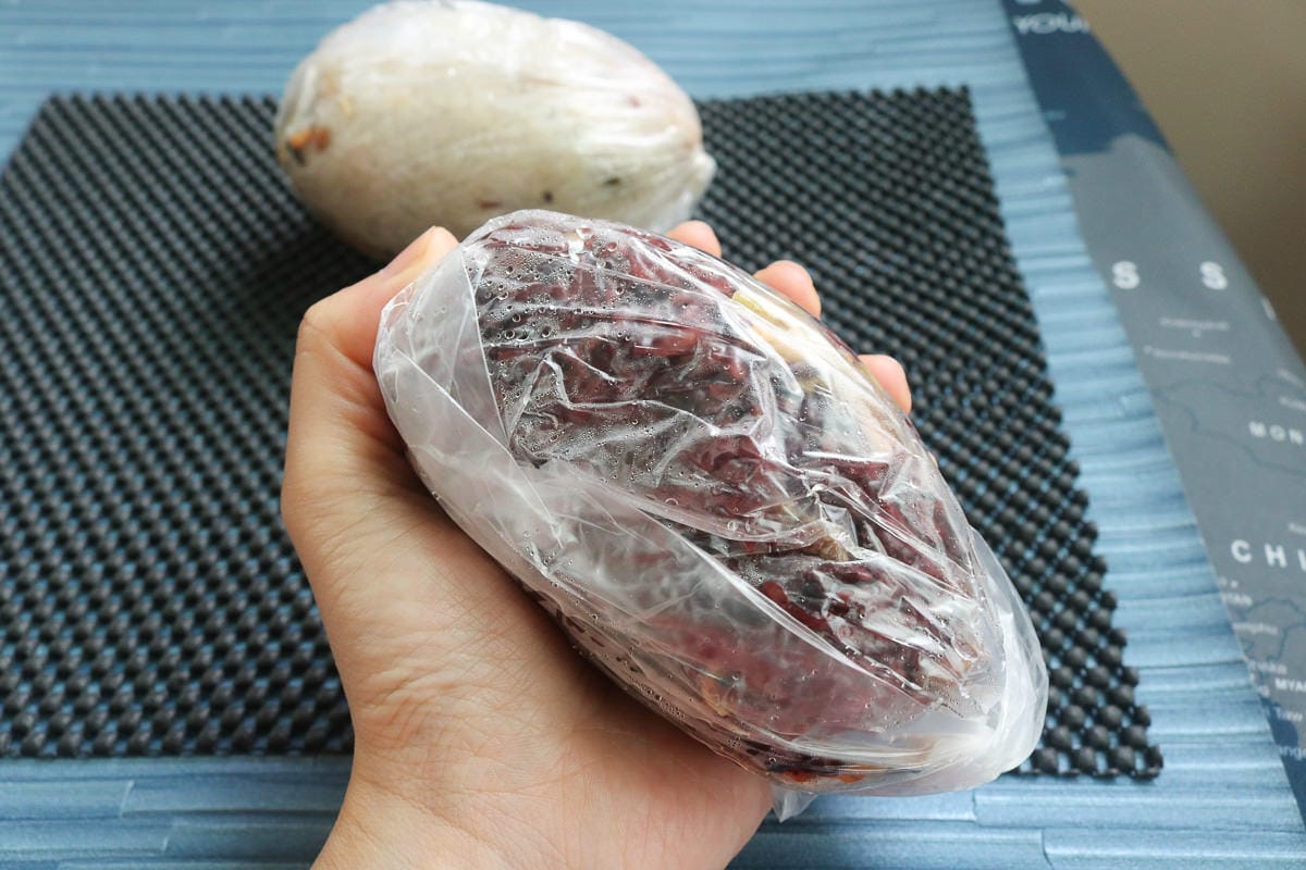 內湖早餐285巷活力飯糰西湖店，配料搶戲成為主角